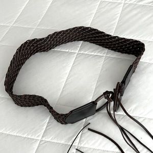 Express Leather Belt with Ties